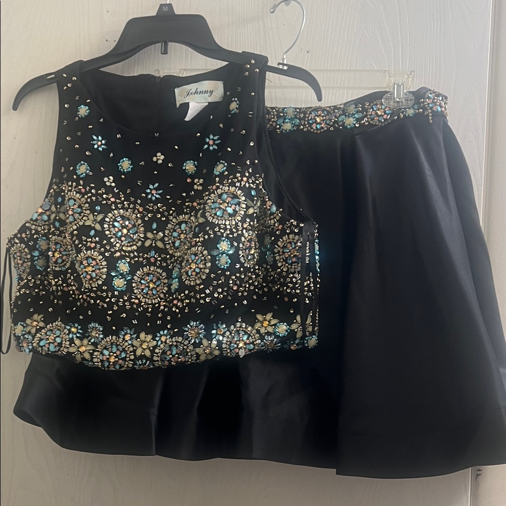 By Johnny Black and Gold Beaded Ensemble